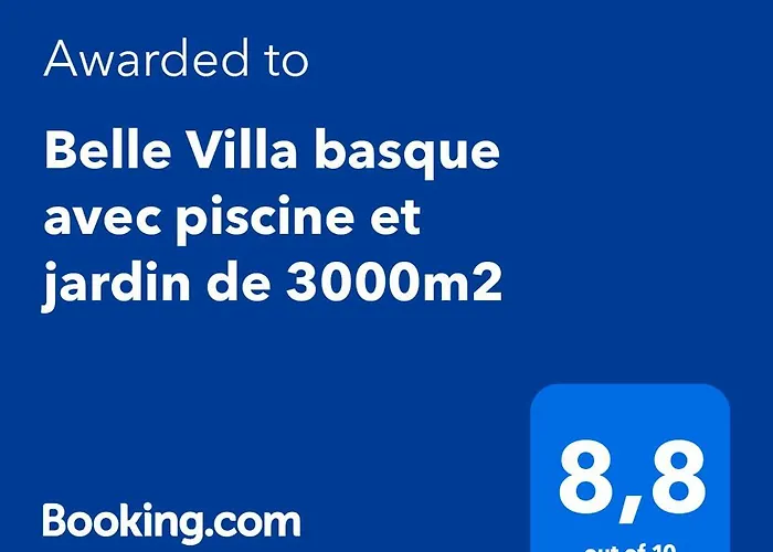Belle Basque Avec Piscine Et Jardin De 3000m2 Villa *